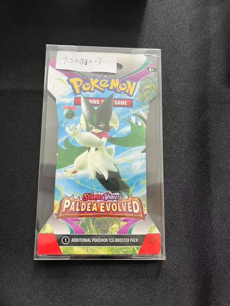 Evoretro PET Protektoren für Pokémon TCG Booster Pack 0 mm (10er-Pack)