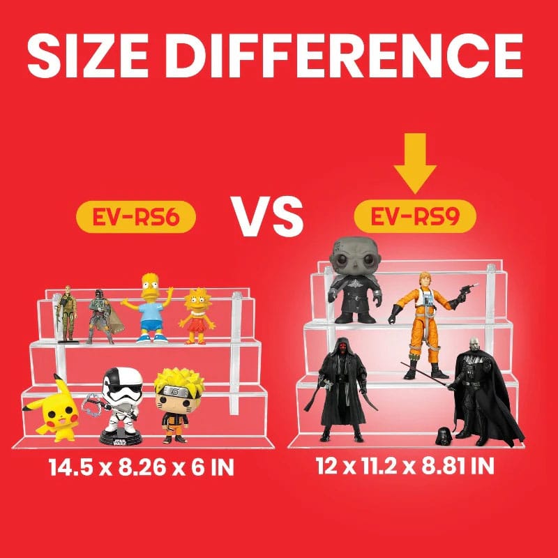 Evoretro Acryl Displayregal 2er-Pack RS9