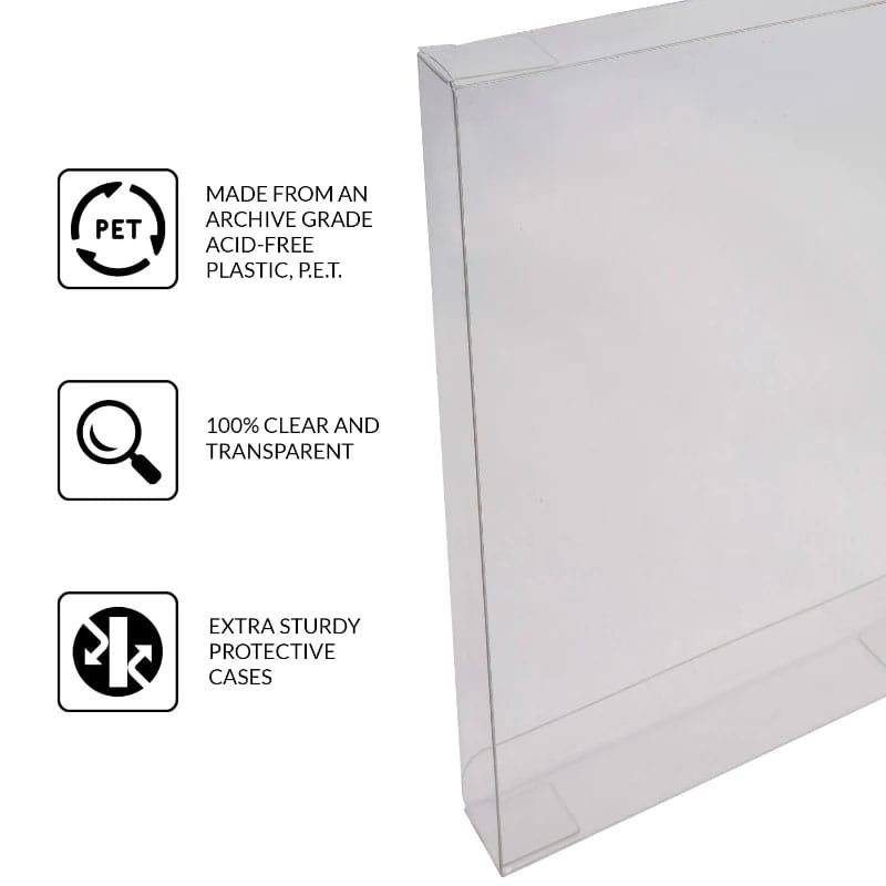 PET Gehäuse 25er-Pack für VHS Kassetten