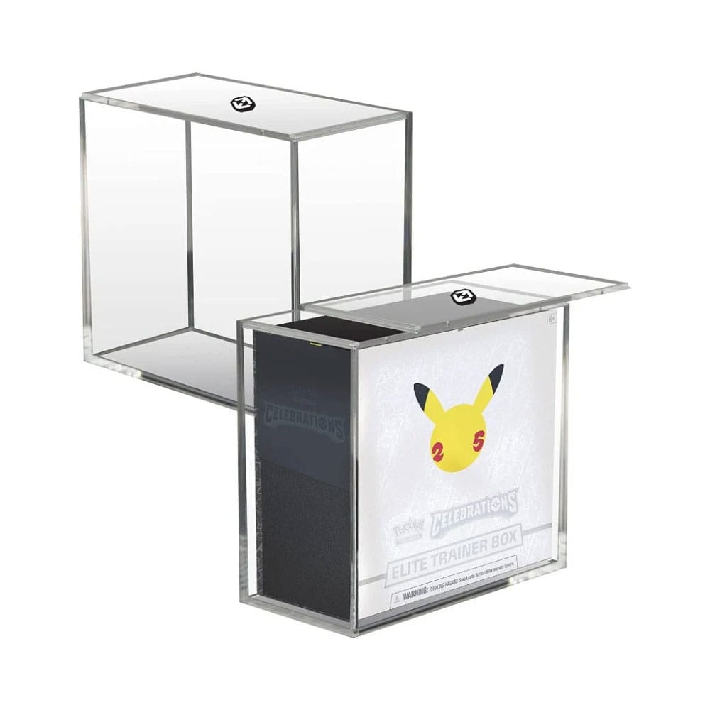 Evoretro Acryl Display Case für Booster Boxen / Elite Trainer Boxes Ver. 2 with Sliding Lid