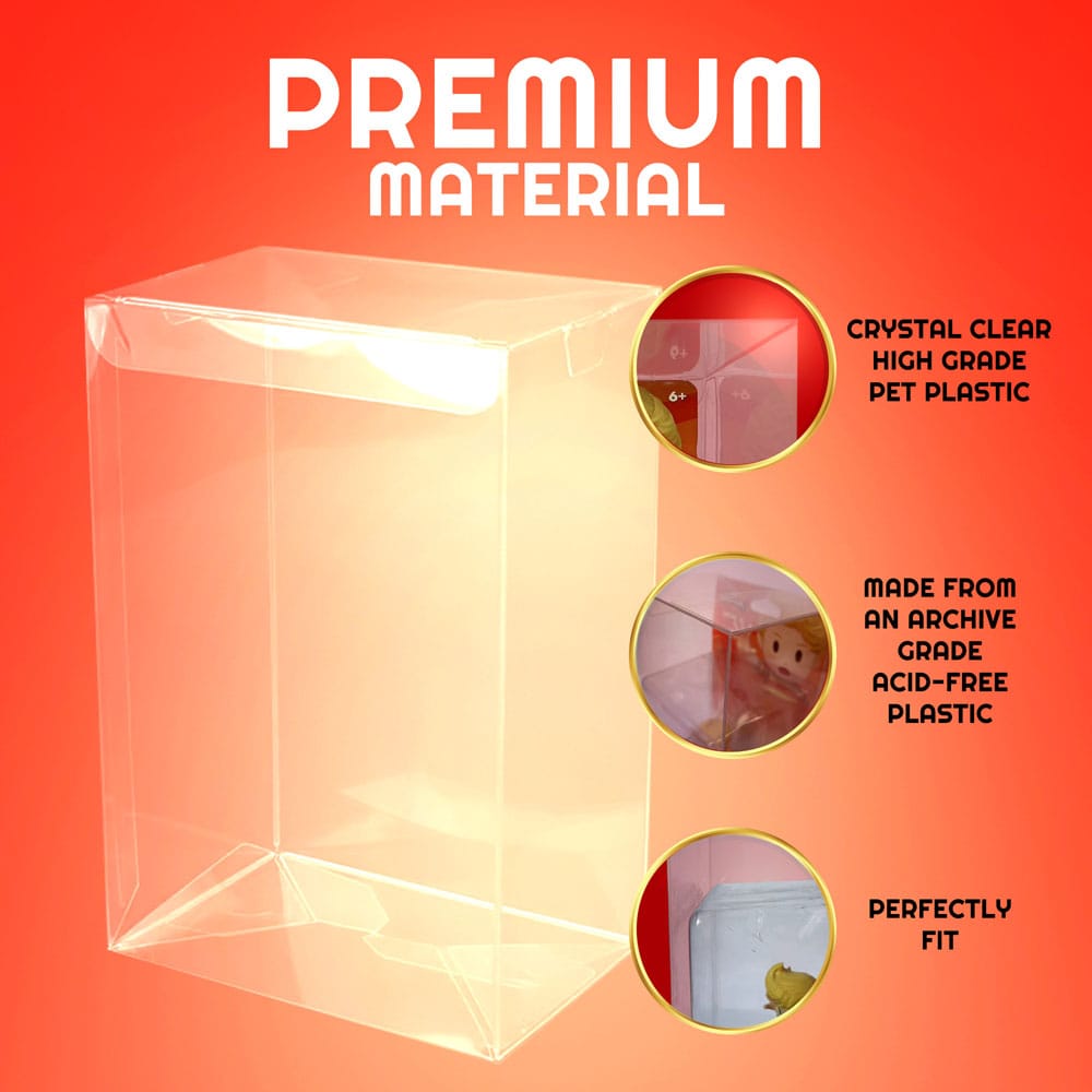 PET Gehäuse 10er-Pack für Amiibo Figuren