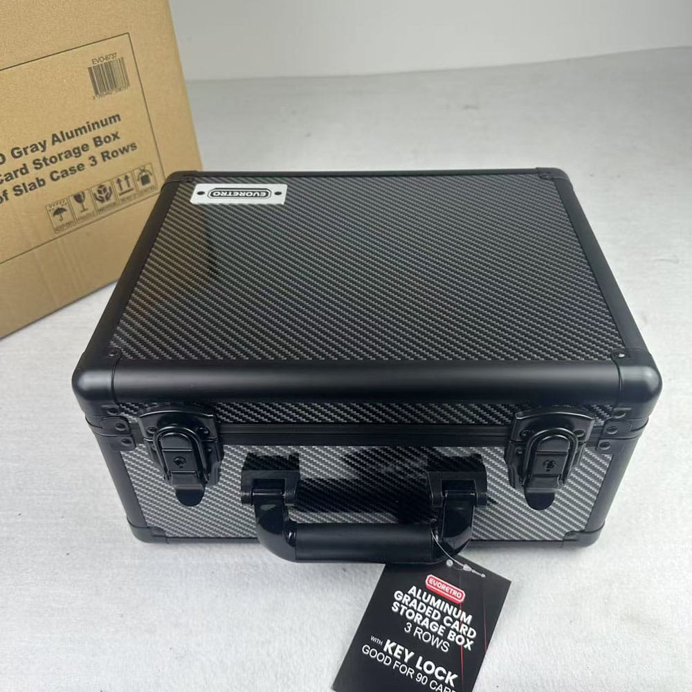 Evoretro Trading Card Koffer Silver/Gray Small