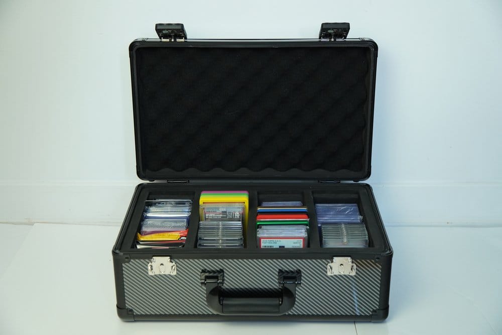 Evoretro Trading Card Aufbewahrungsbox für 120 Karten XL Grau