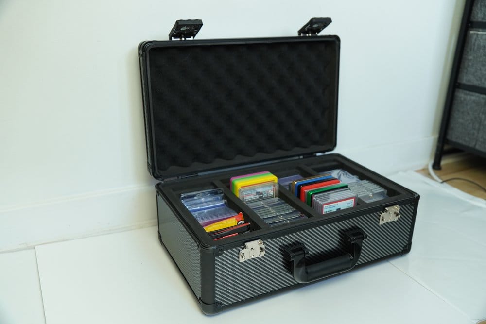 Evoretro Trading Card Aufbewahrungsbox für 120 Karten XL Grau