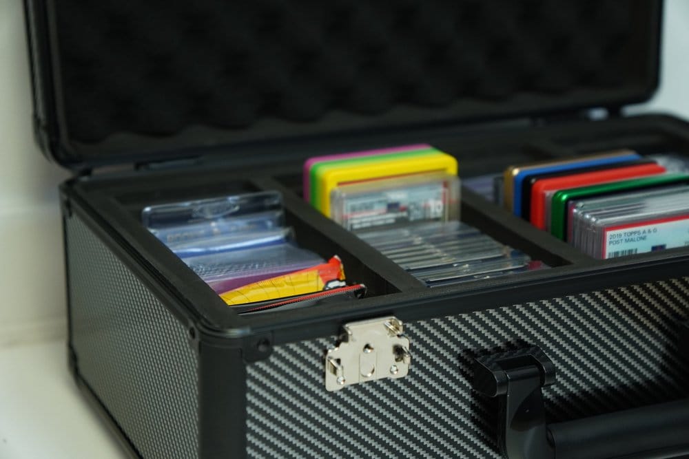 Evoretro Trading Card Aufbewahrungsbox für 120 Karten XL Grau