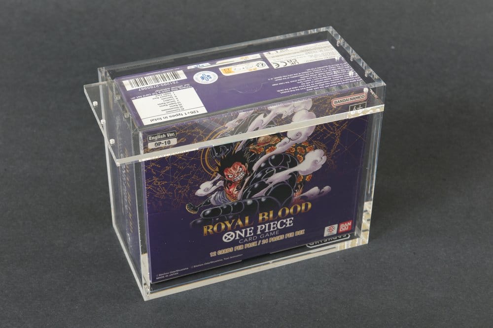 Evoretro Acryl Display Case für Bandai One Piece TCG Booster Box (Englisch)