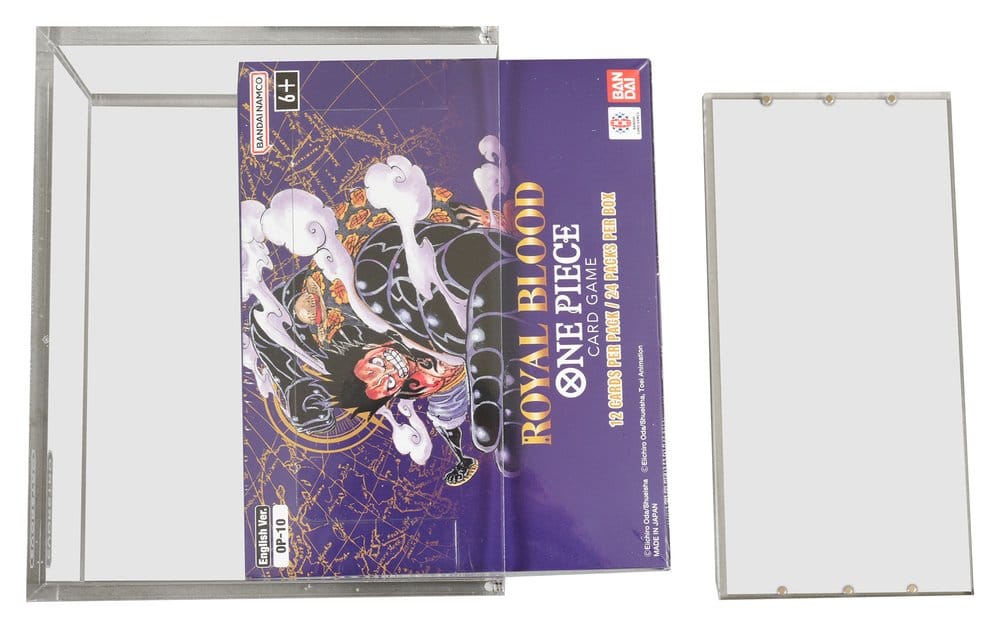Evoretro Acryl Display Case für Bandai One Piece TCG Booster Box (Englisch)