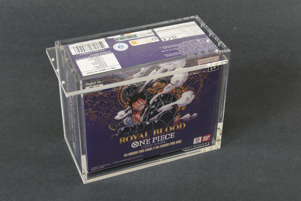 Evoretro Acryl Display Case für Bandai One Piece TCG Booster Box (Englisch)