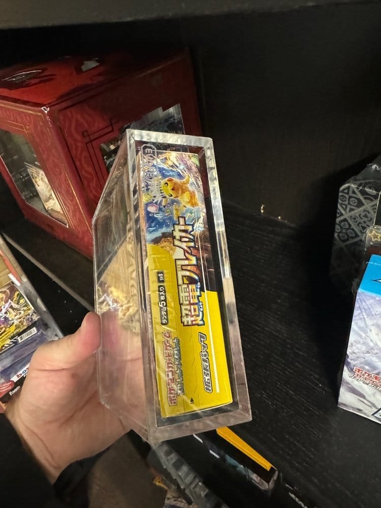 Evoretro Acryl Display Case für Pokémon Große Japanische Booster Box