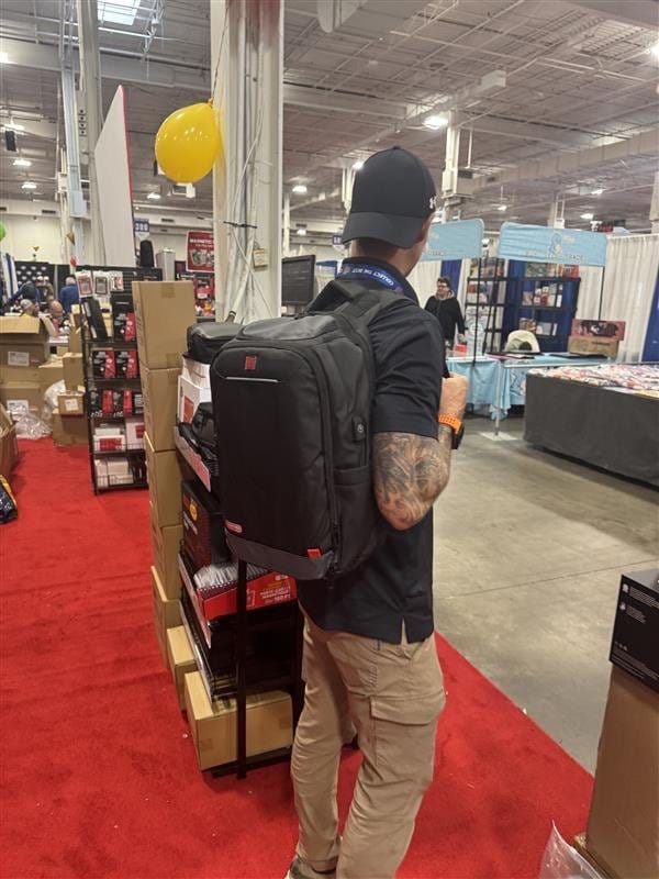 Evoretro HybridPro Reiserucksack Schwarz