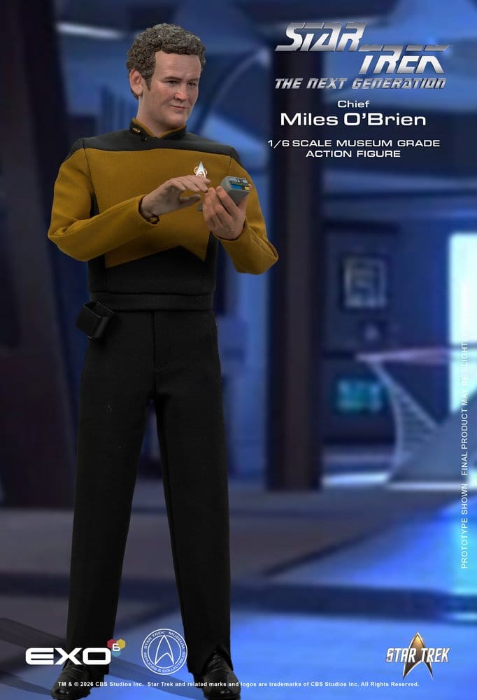 Star Trek: Das nächste Jahrhundert Actionfigur 1/6 Chief Miles O'Brien with Transporter Console 30 cm