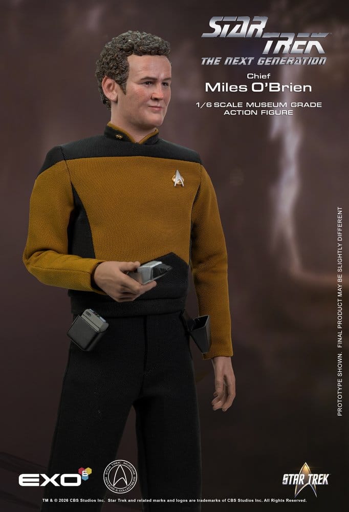 Star Trek: Das nächste Jahrhundert Actionfigur 1/6 Chief Miles O'Brien with Transporter Console 30 cm
