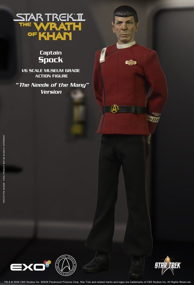 Star Trek: Der Zorn des Khan Actionfigur 1/6 Captain Spock Needs of the Many Version 30 cm