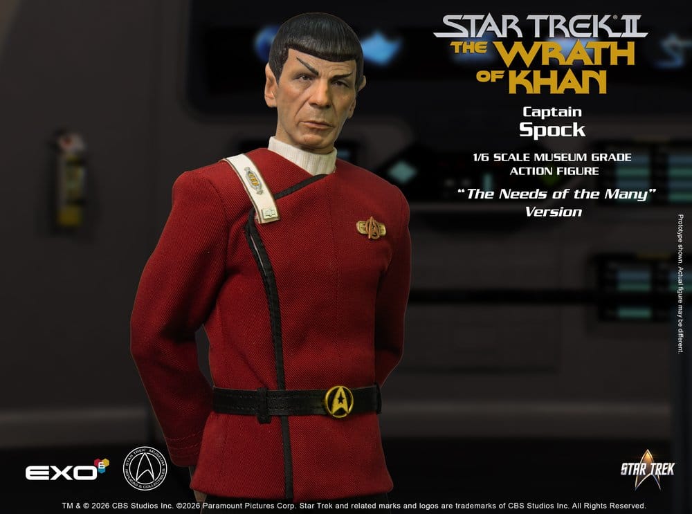 Star Trek: Der Zorn des Khan Actionfigur 1/6 Captain Spock Needs of the Many Version 30 cm