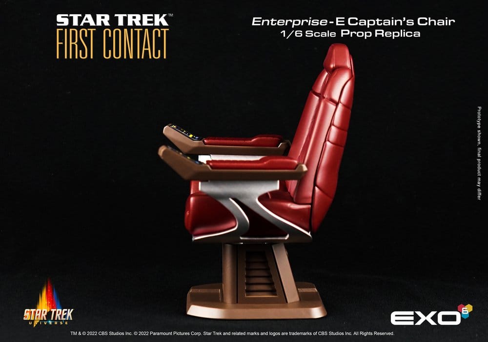 Star Trek: Der erste Kontakt Replik 1/6 Captain's Chair 15 cm