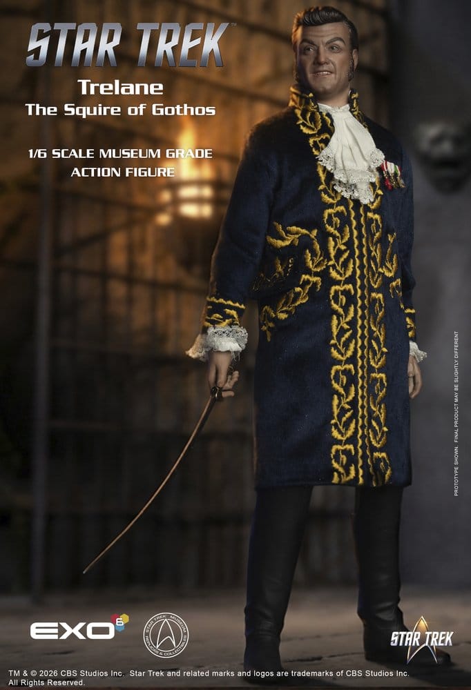 Raumschiff Enterprise Actionfigur 1/6 Trelane, The Squire of Gothos 29 cm