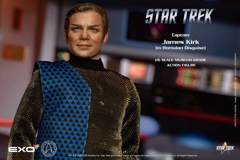 Raumschiff Enterprise Actionfigur 1/6 Captain James T. Kirk (Romulan Disguise) 29 cm