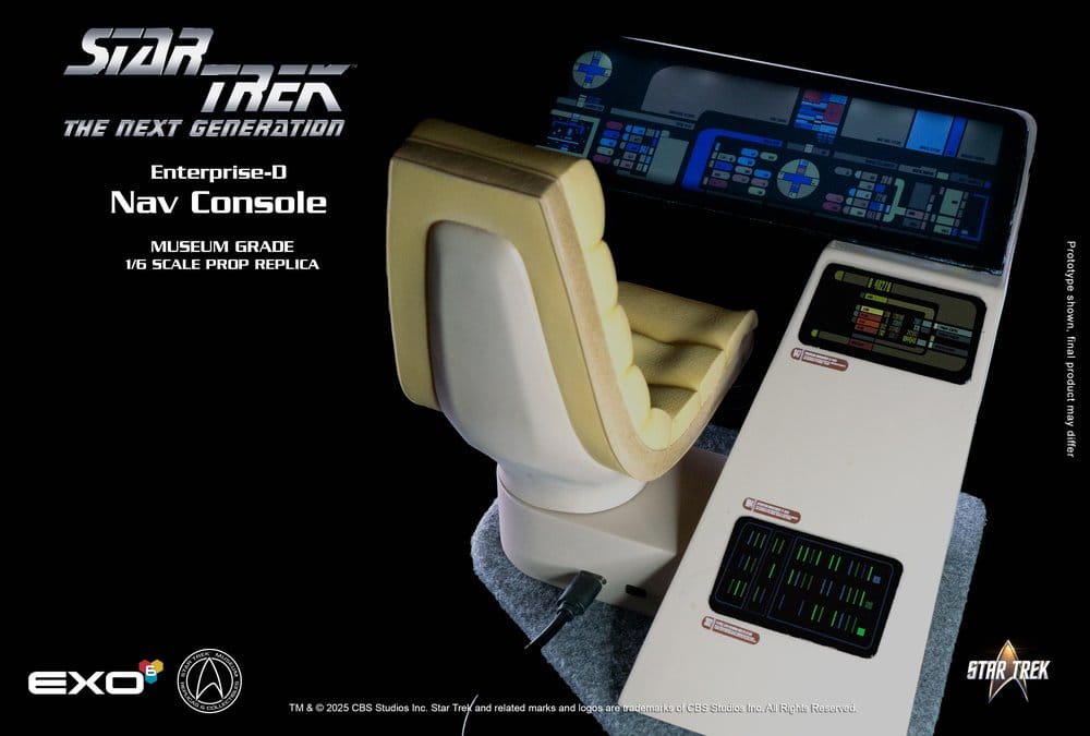 Star Trek: The Next Generation Replik 1/6 Enterprise-D Bridge Consoles Set