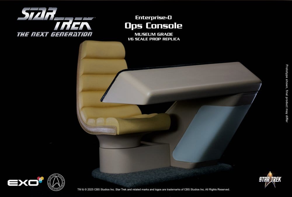 Star Trek: The Next Generation Replik 1/6 Enterprise-D Bridge Consoles Set