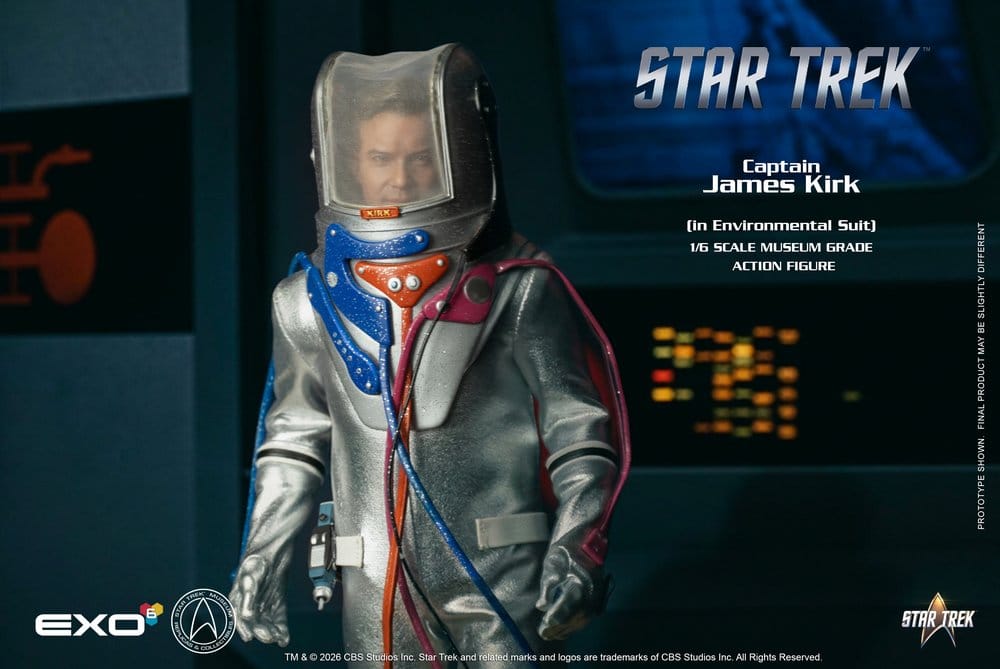 Star Trek: Die Original-Serie Actionfigur 1/6 Captain James T. Kirk (in Environmental Suit) 29 cm