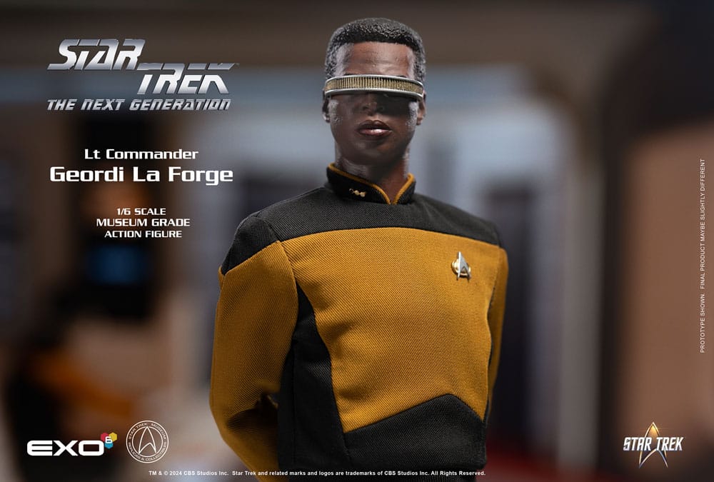 Star Trek: The Next Generation Actionfigur 1/6 Lt. Commander Geordi La Forge (Essentials Version) 28 cm
