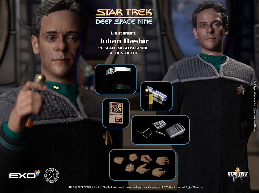 Star Trek: Deep Space Nine Actionfigur 1/6 Dr. Julian Bashir 30 cm