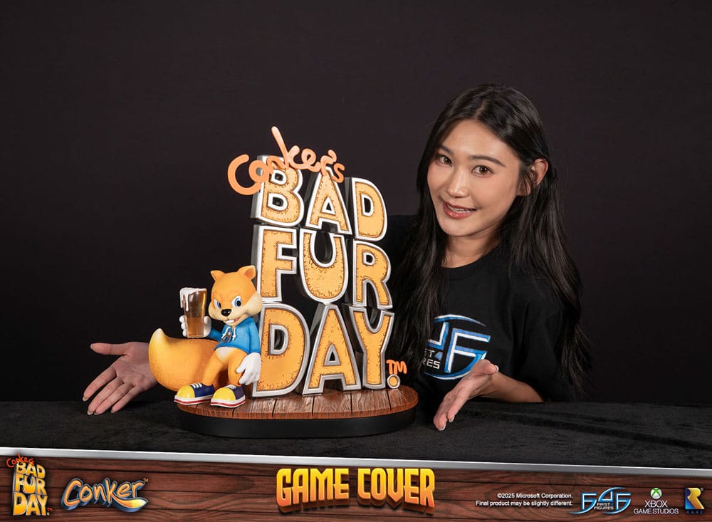 Conker´s Bad Fur Day Statue Game Cover Standard Edition 45 cm