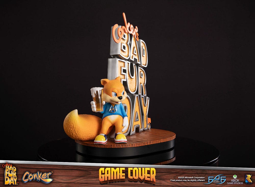 Conker´s Bad Fur Day Statue Game Cover Standard Edition 45 cm