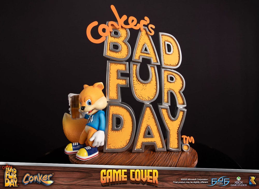 Conker´s Bad Fur Day Statue Game Cover Standard Edition 45 cm