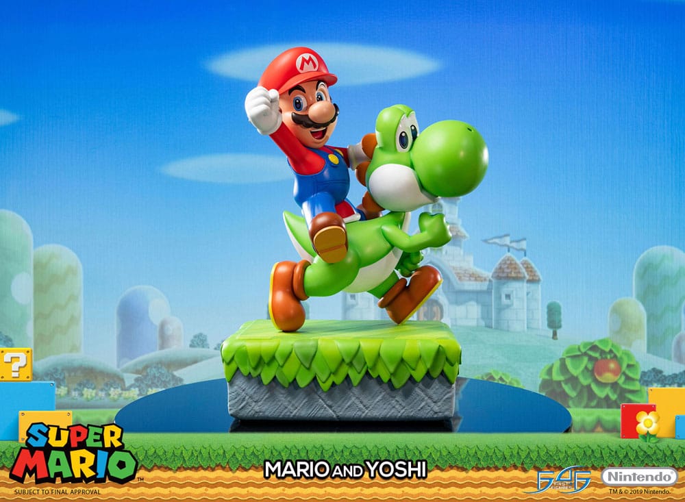 Super Mario Statue Mario & Yoshi Exclusive Edition 48 cm