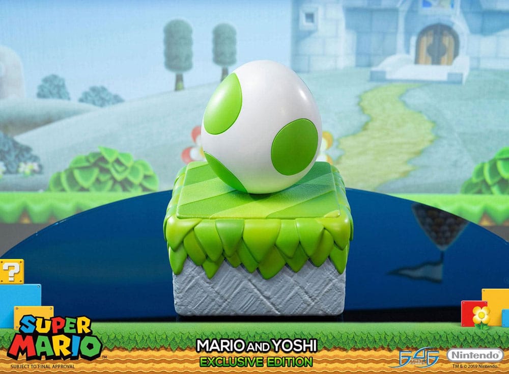 Super Mario Statue Mario & Yoshi Exclusive Edition 48 cm