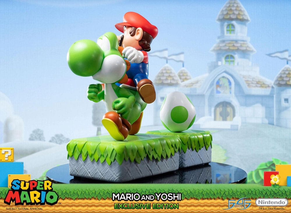 Super Mario Statue Mario & Yoshi Exclusive Edition 48 cm