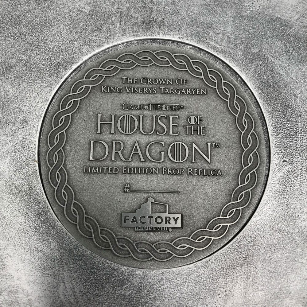 House of the Dragon Replik 1/1 Krone von King Viserys Targaryen Limited Edition 15 cm