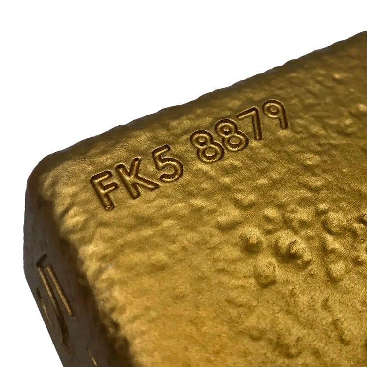 James Bond Prop Replik 1/1 Goldfinger Fort Knox Bullion Bar 25 cm Limited Edition