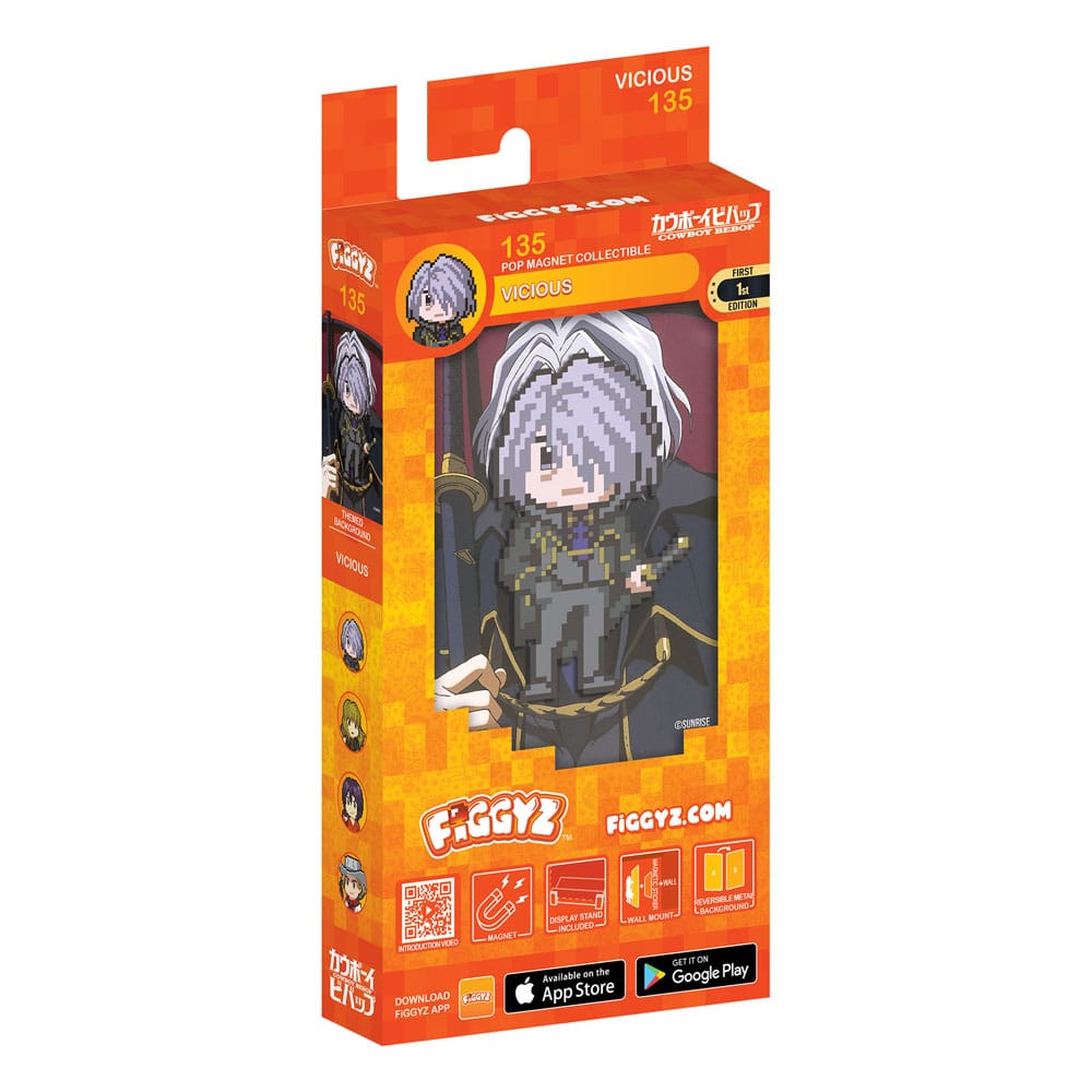 Cowboy Bebop FiGGYZ Magnet-Sammelfigur Vicious 11 cm