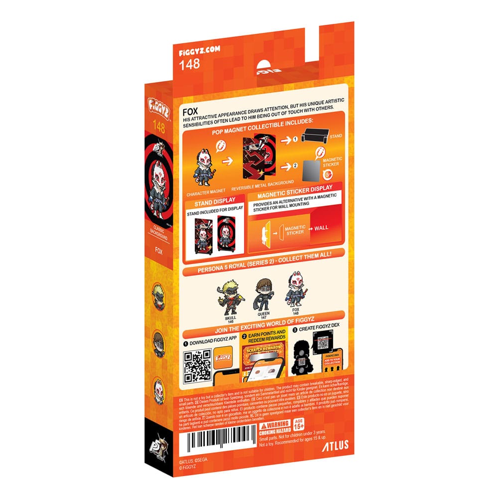 Persona 5 FiGGYZ Magnet-Sammelfigur Fox 11 cm