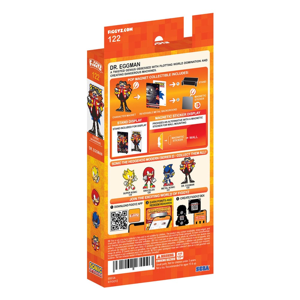 Sonic the Hedgehog (Modern) FiGGYZ Magnet-Sammelfigur Dr. Eggman 11 cm