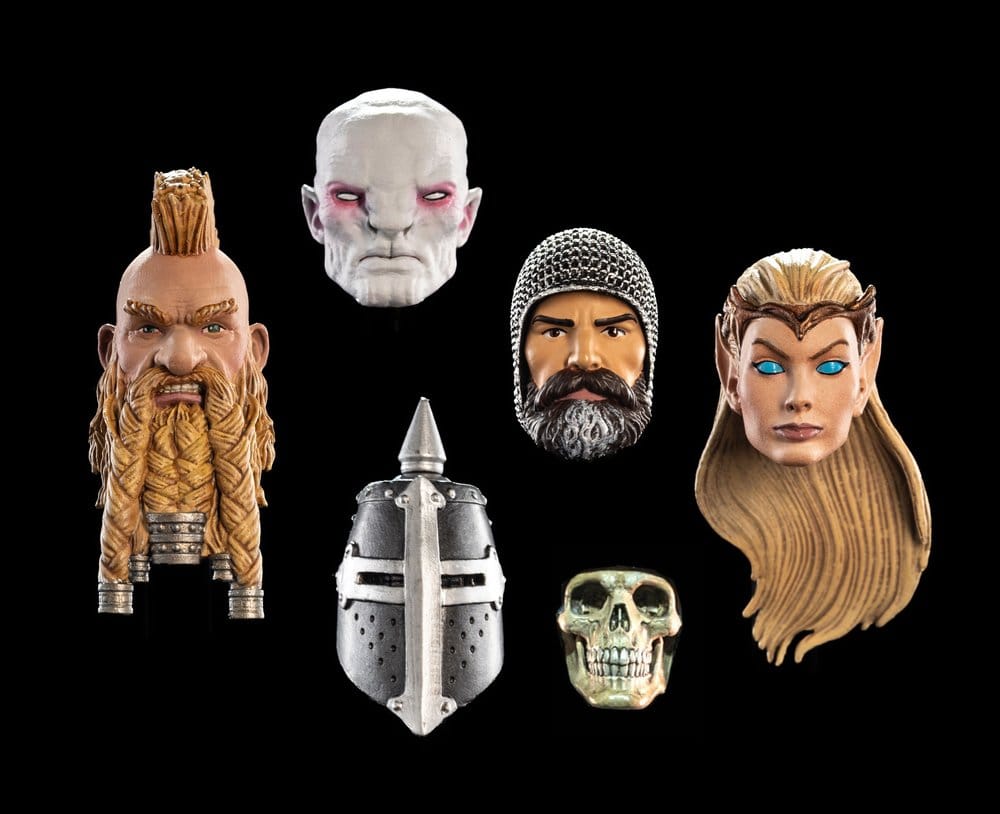 Mythic Legions Zubehör-Set für Actionfiguren 5er-Pack Heads