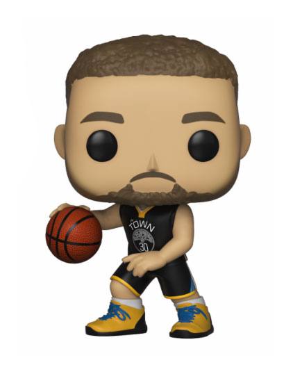 NBA POP! Sports Vinyl Figur Stephen Curry (Warriors) 9 cm