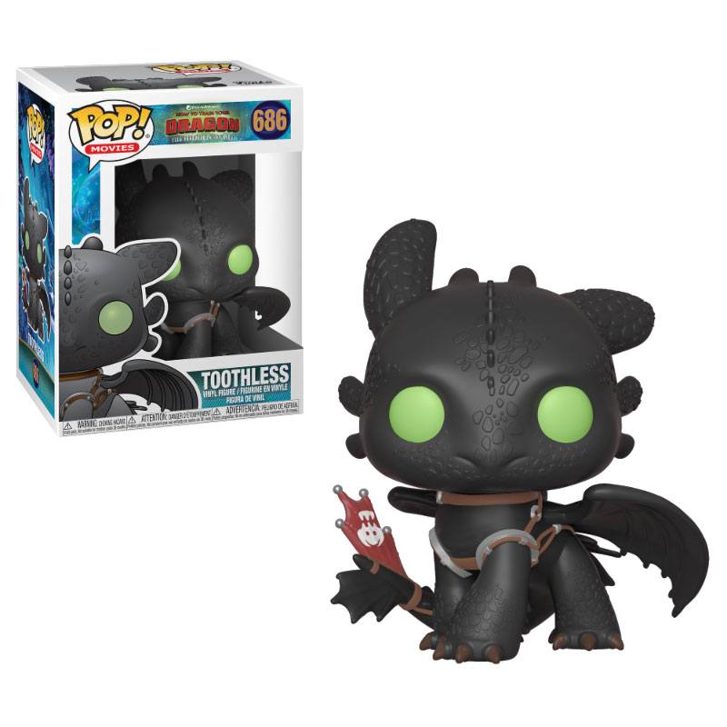 Drachenzähmen leicht gemacht 3 POP! Vinyl Figur Toothless 9 cm