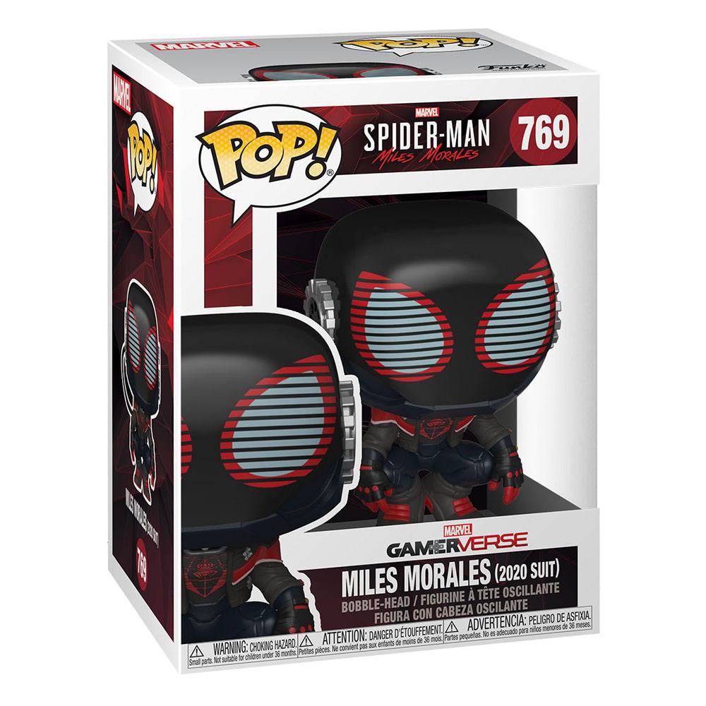 Marvel's Spider-Man POP! Games Vinyl Figur Miles Morales 2020 Suit 9 cm