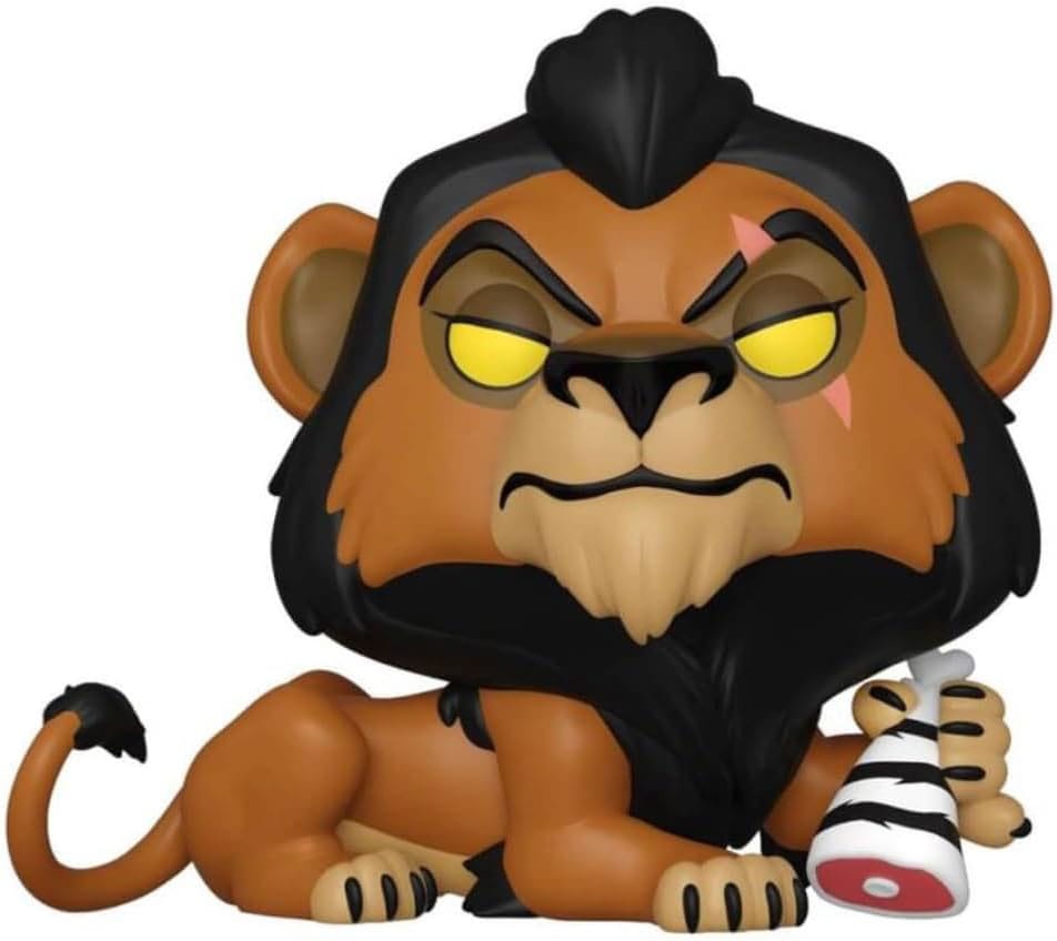 Der König der Löwen POP! Disney Vinyl Figur Scar w/Meat 9 cm
