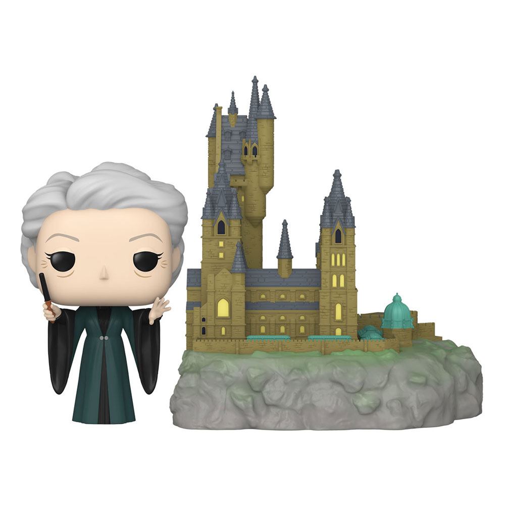 Harry Potter - Chamber of Secrets Anniversary POP! Town Vinyl Figur Minerva w/Hogwarts 9 cm