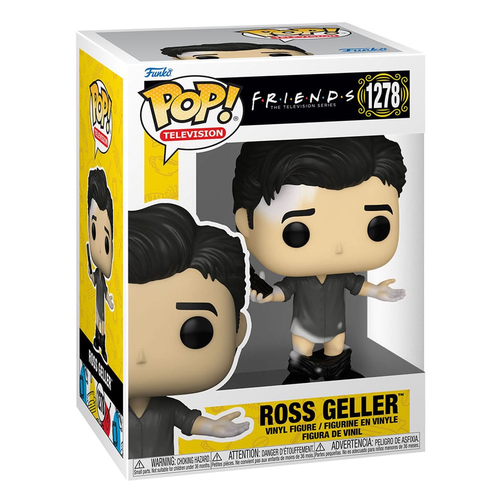 Friends POP! TV Vinyl Figur Ross w/ Leather Pants 9 cm