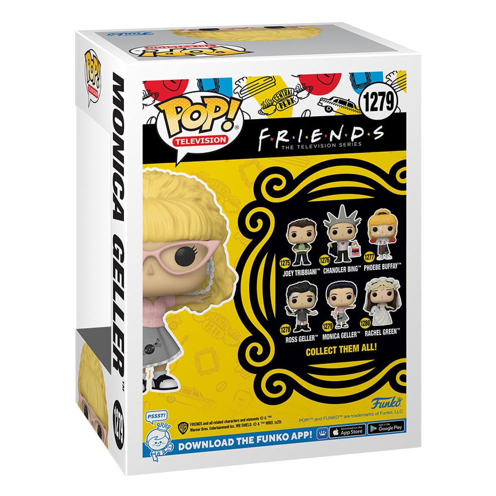 Friends POP! TV Vinyl Figuren Waitress Monica 9 cm Sortiment (6)