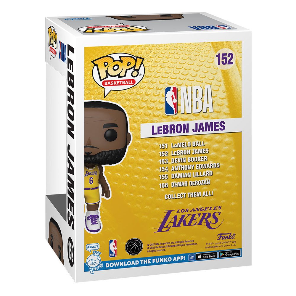 NBA POP! Sports Vinyl Figur LeBron James (Lakers) 9 cm