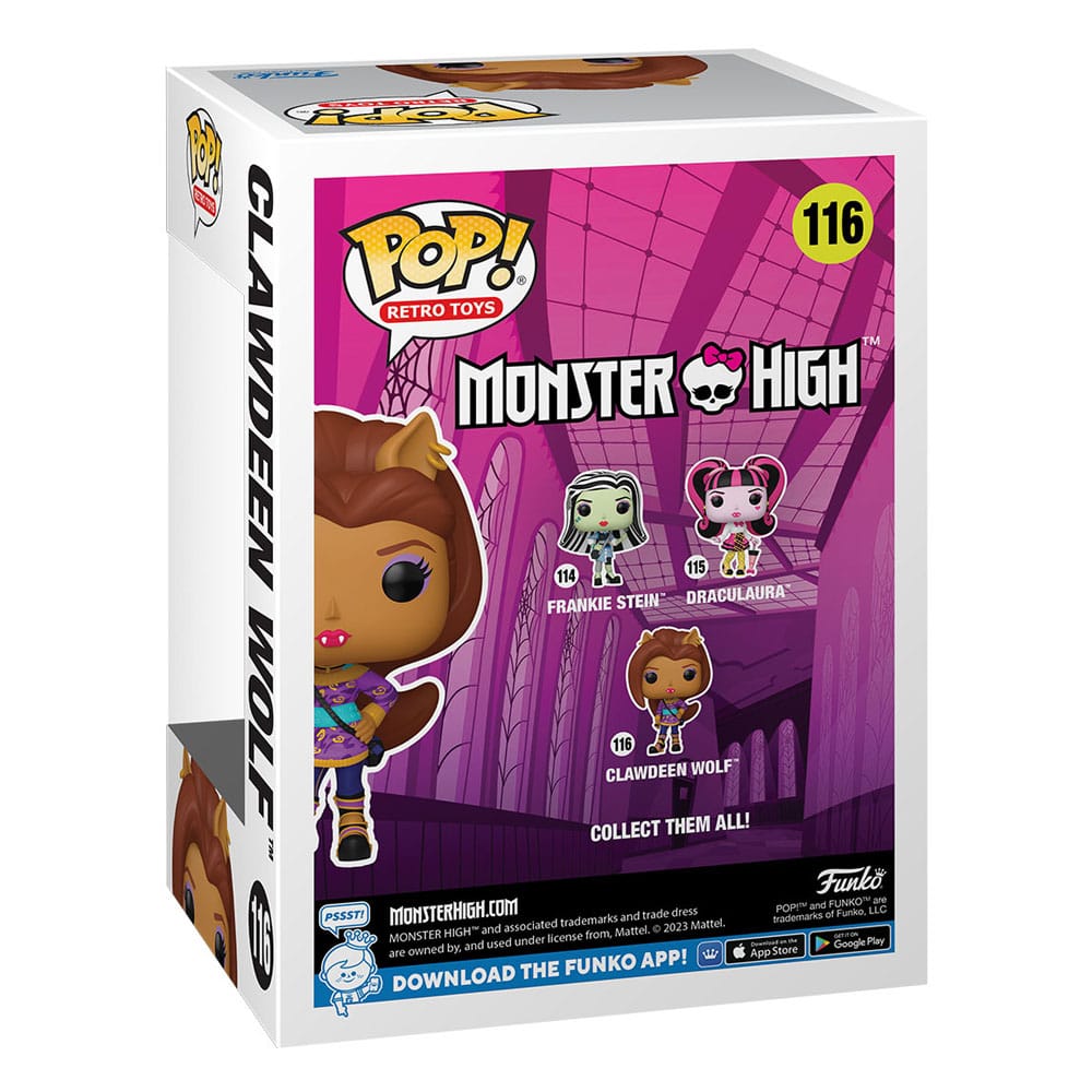 Monster High POP! Vinyl Figur Clawdeen 9 cm