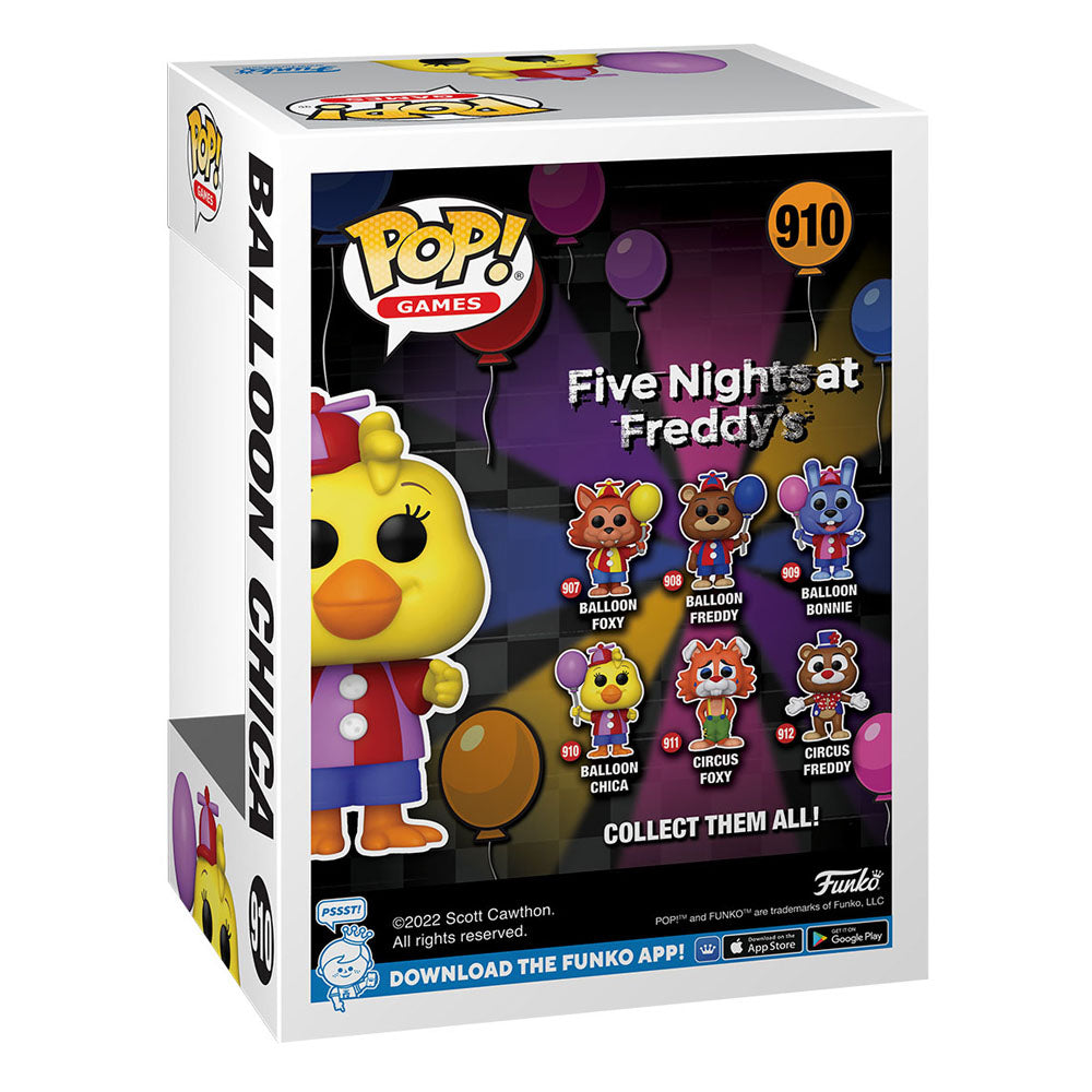 Five Nights at Freddy's Security Breach POP! Games Vinyl Figur Balloon Chica 9 cm