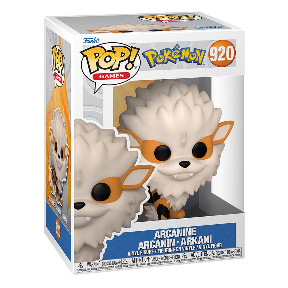 Pokemon POP! Games Vinyl Figur Arcanine (EMEA) 9 cm