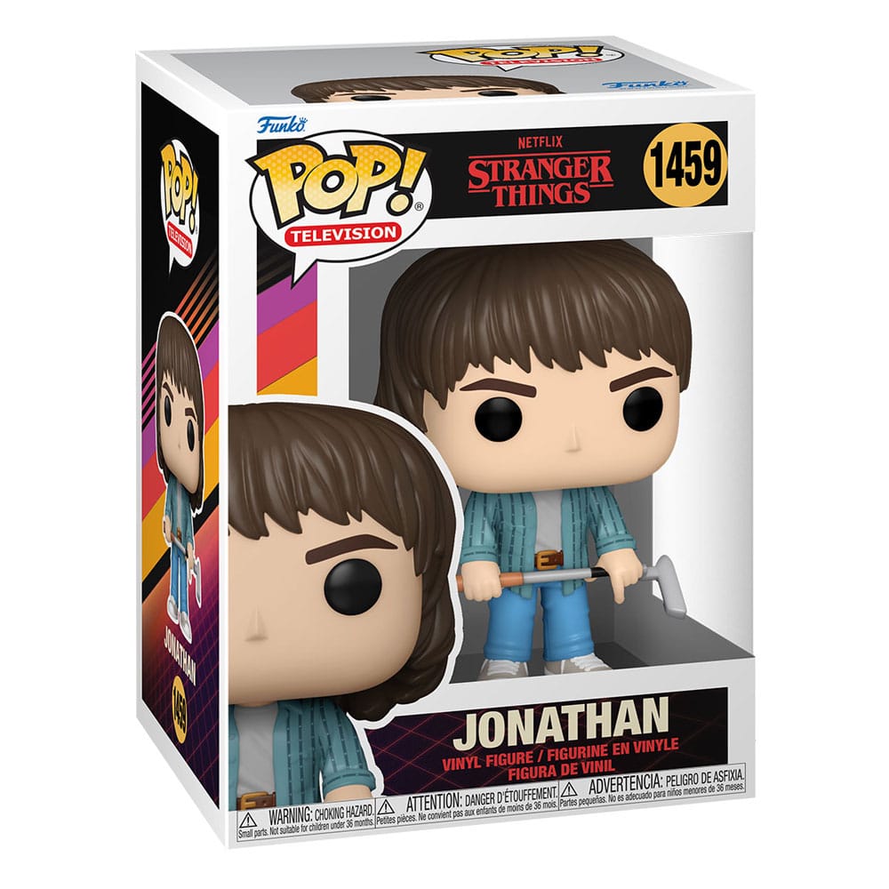 Stranger Things POP! TV Vinyl Figur Jonathan with Golf Club 9 cm